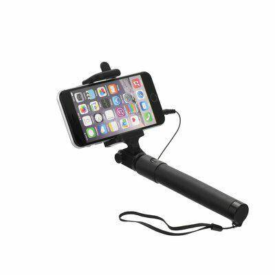 SELFIE STICK Z KABLEM JACK 3,5MM CZARNY