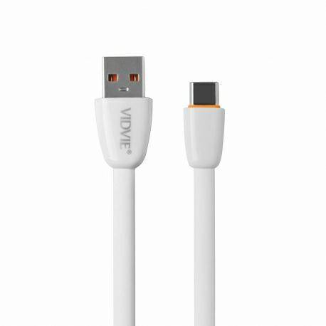 KABEL USB VIDVIE CB411 TYP C BIAŁY