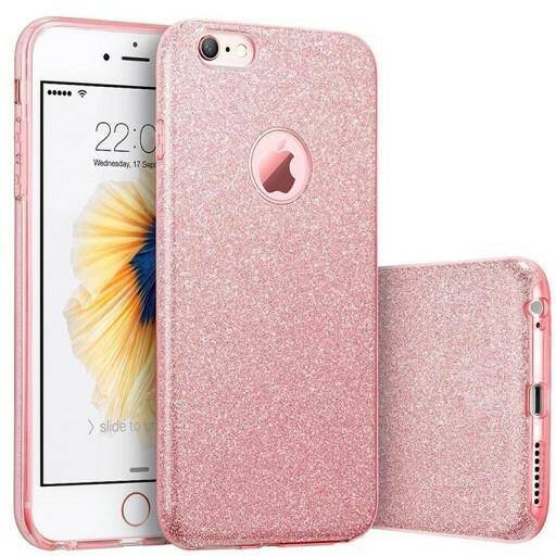 GLITTER HUA P8/P9 LITE 2017 OBR/RÓŻ