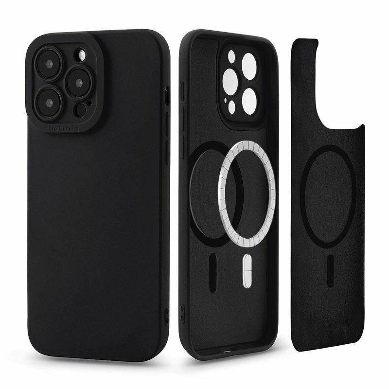 ETUI SOFTY MAGSAFE IPHONE 16 PRO CZARNY