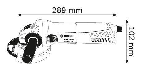 Bosch szlifierka kątowa z regulacją obrotów GWS 9-125S (Zdjęcie 2)