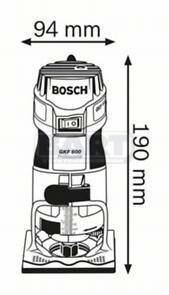 Bosch Frezarka GKF 600 060160A100 (Zdjęcie 2)