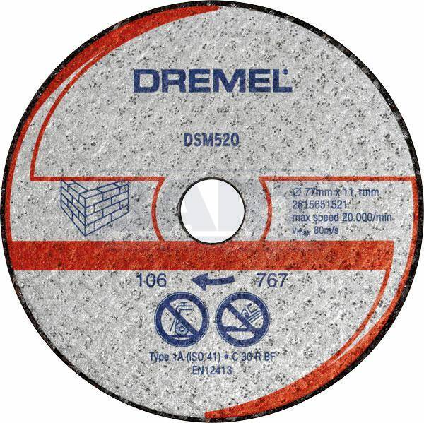 DREMEL® Tarcza tnąca do kamienia DSM520 do DSM20
