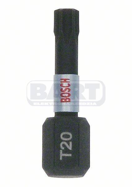 Bosch Końcówka wkręcająca udarowa T20 Impact Control 25mm 25sztuk