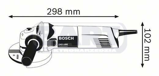Bosch Szlifierka kątowa GWS 1000 RSP (Zdjęcie 2)