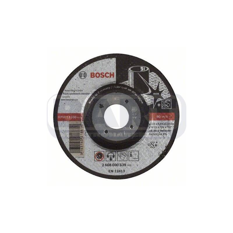 Bosch tarcza ścierna 115x22x6 INOX (Zdjęcie 1)