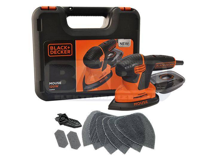 Black&Decker Szlifierka MOUSE KA2500K-QS 120W