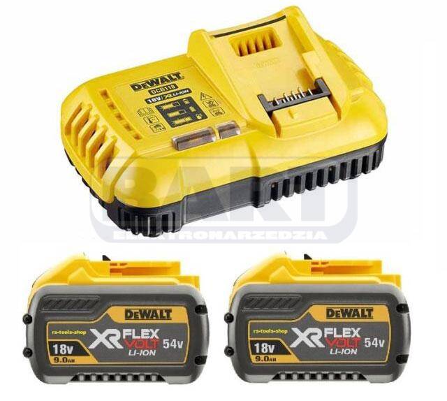 DeWALT Zestaw zasilający 54V 6Ah FlexVolt DCB118