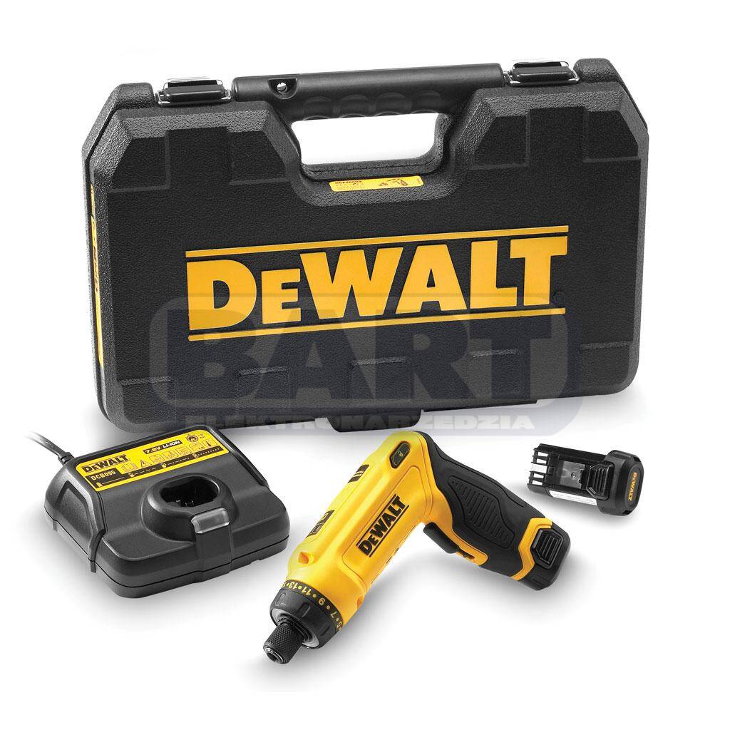 DeWALT Wkrętak 7,2V, 2xAku. Li-ion DCF680G2