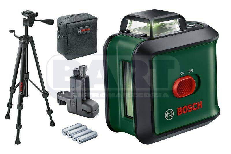 BOSCH Laser krzyżowy UniversalLevel 360, zestaw Premium + statyw