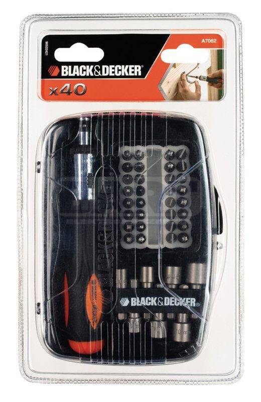 Black&Decker Zestaw akcesoriów A7062 40 elementów (Zdjęcie 1)
