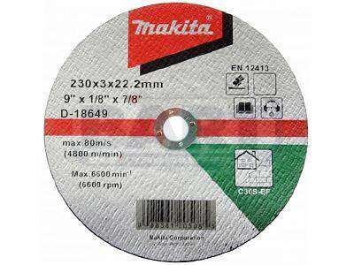 Makita tarcza tnąca 230x3mm do: beton