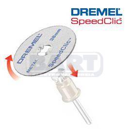 DREMEL® EZ SpeedClic: tarcze tnące do metalu 38mm (SC456) 5sztuk (Zdjęcie 1)