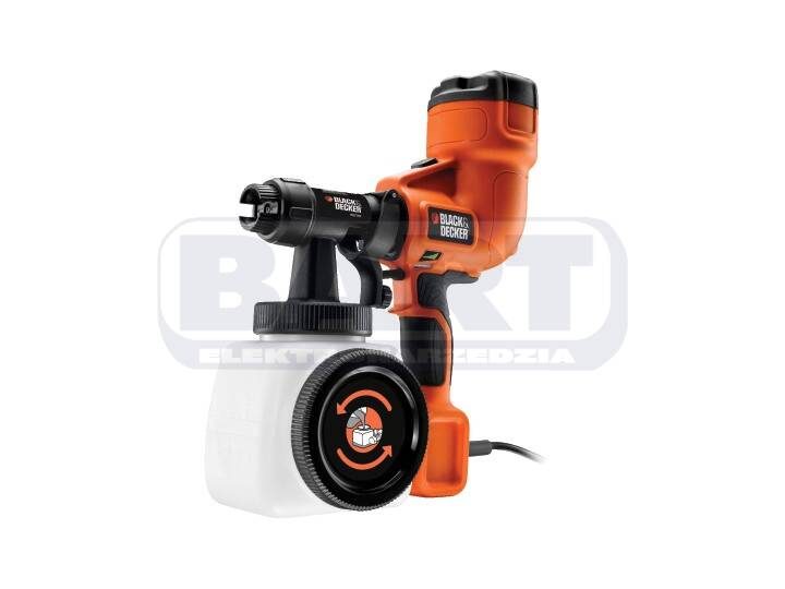 Black&Decker Pistolet natryskowy 400W 1200ml HVLP200-QS