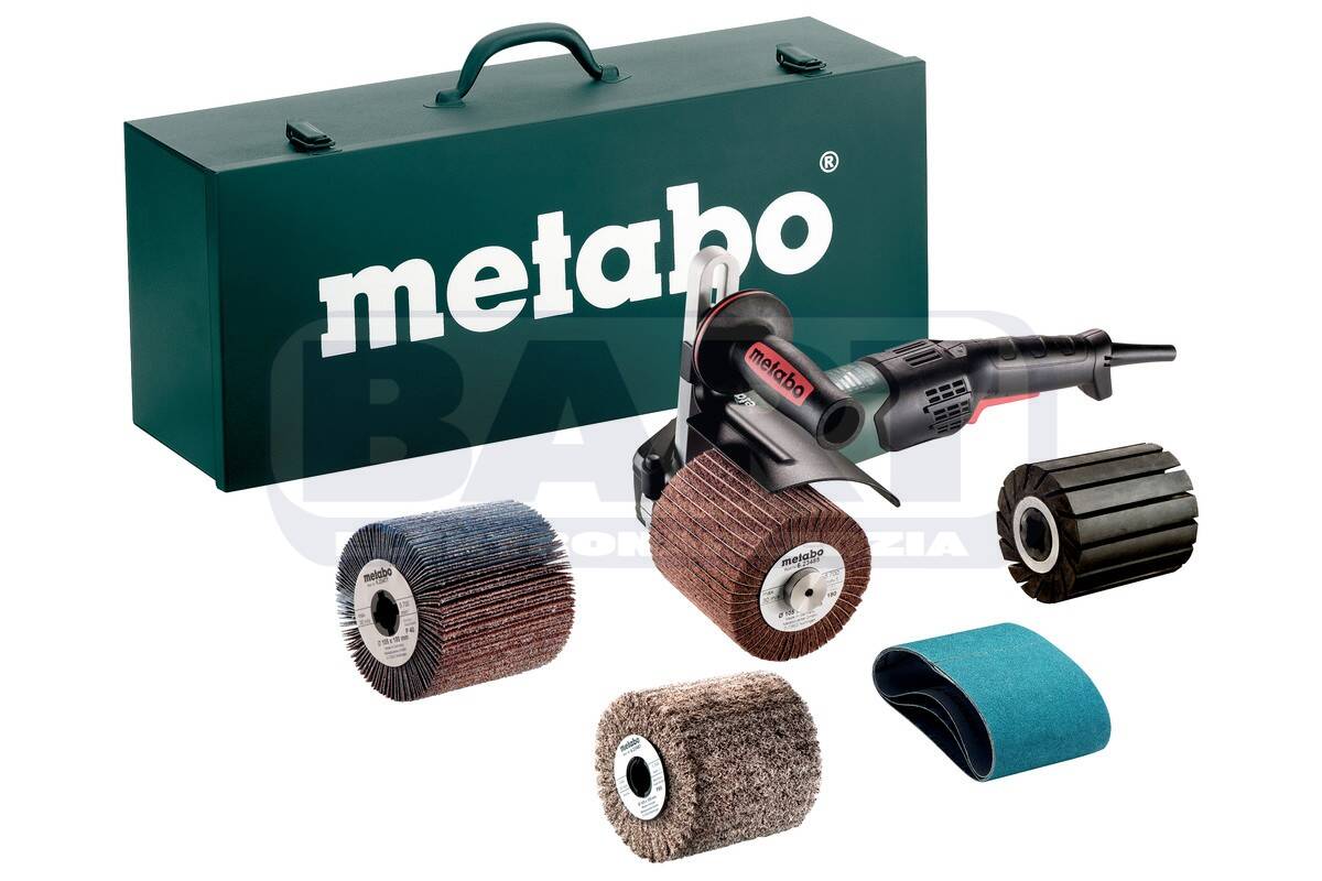 METABO Satyniarka SE 17-200 RT Set + walizka z blachy stalowej 