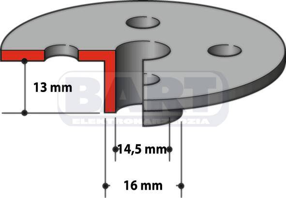 MAKITA SZABLON ŚR.16MM DO 3612/C 3620