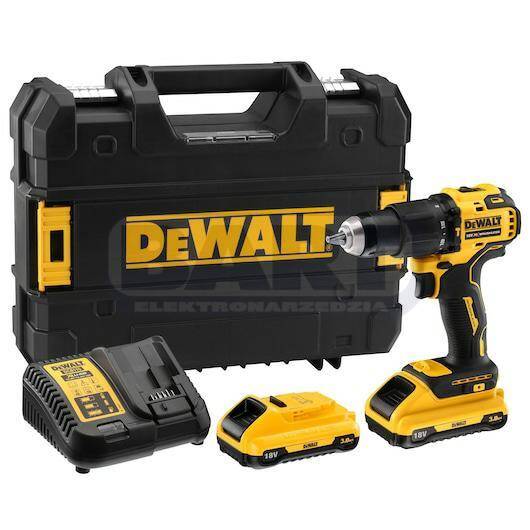 DeWalt Wiertarko-wkrętarka z udarem 18V XR 2x3Ah DCD709L2T-QW
