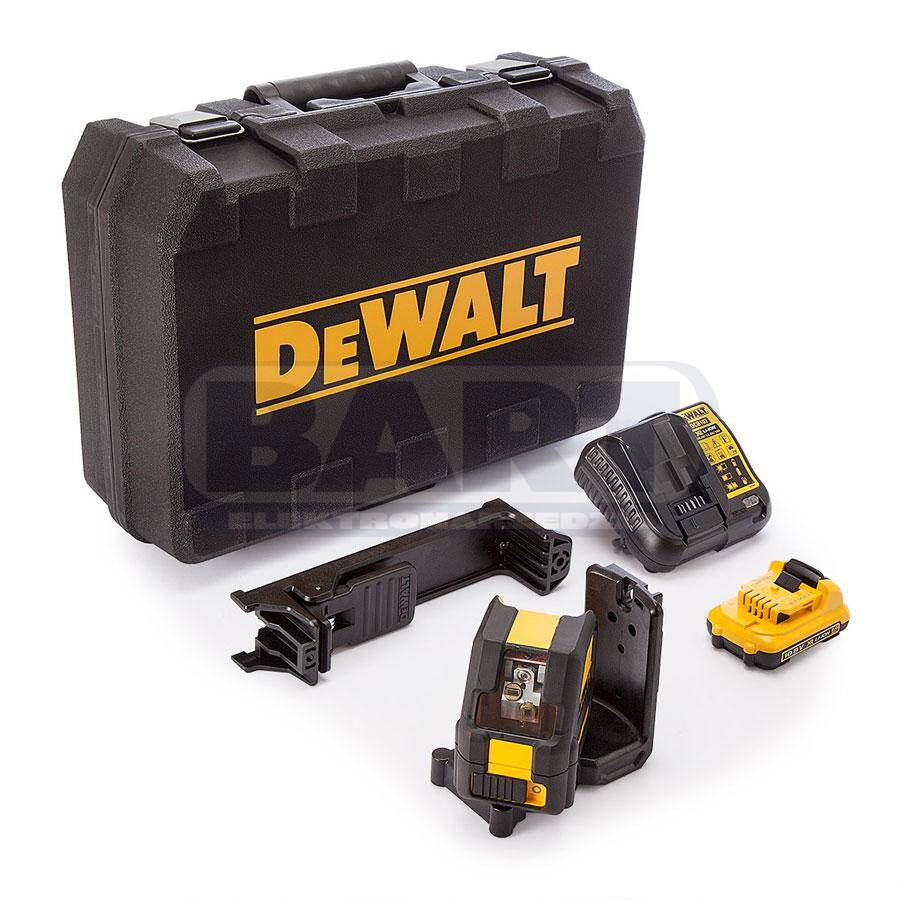 DeWALT Laser krzyżowy 12V zielona wiązka DCE088D1G
