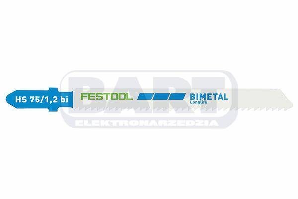 FESTOOL Brzeszczot do wyrzynarki METAL STEEL/STAINLESS STEEL HS 75/1,2 BI/5