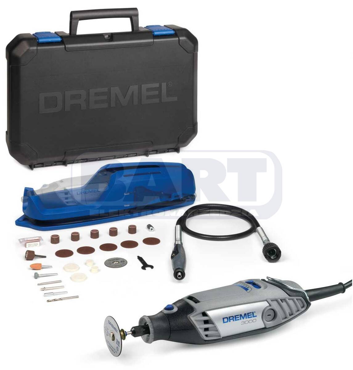 DREMEL® Urządzenie wielofunkcyjne 3000+ wałek + 25 akcesoria (Photo 3)