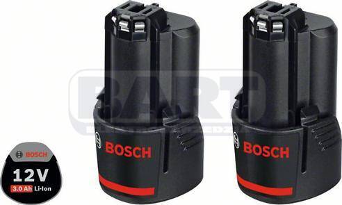 Bosch Zestaw Akumulator 2x GBA 12V 3,0Ah