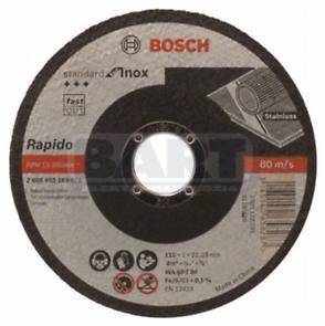 Bosch tarcza tnąca 115x1mm Standard for Inox – Rapido