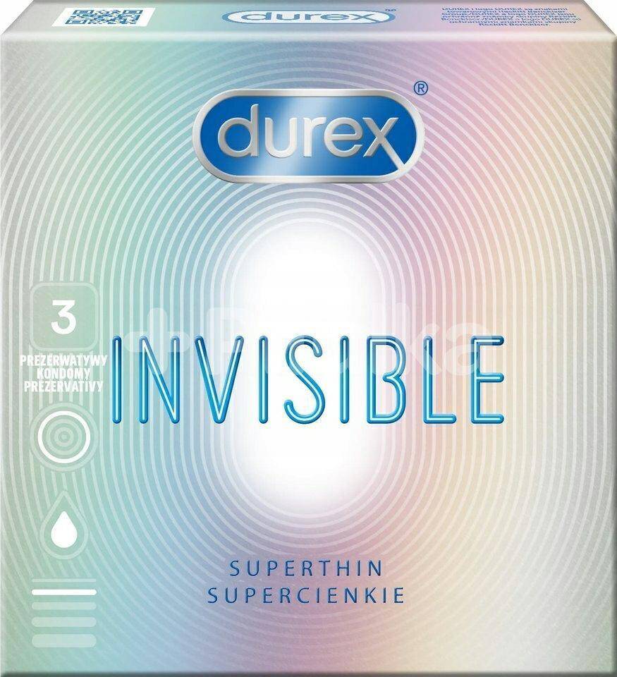 Durex prezerwatywy Invisible 3szt