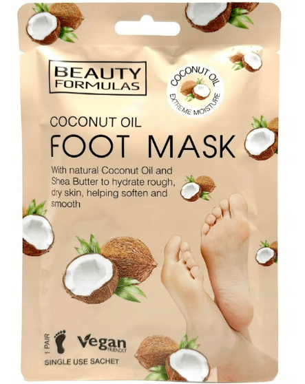 Beauty Formulas Maska do Stóp z Olejem