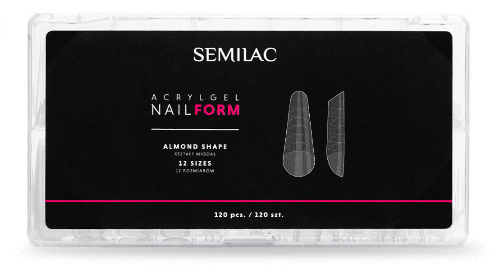 Semilac Acrylgel nail form Almond 120