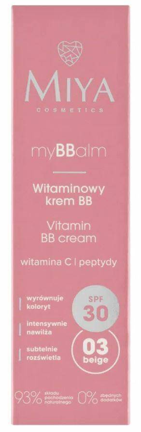Miya krem BB SPF30 03 BEIGE 30ML