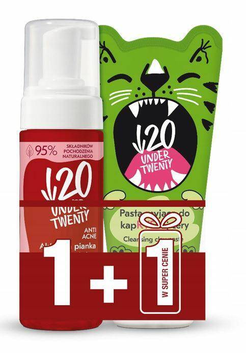 Under Twenty zestaw pianka detoksykująca