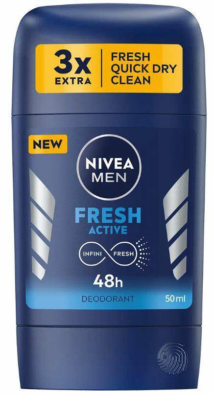 Nivea Men deo sztyft 50ml Fresh Active