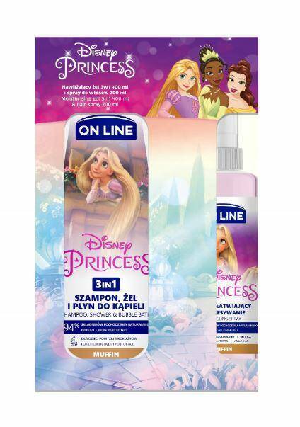 On Line Zestaw Princess 3w1 szampon,