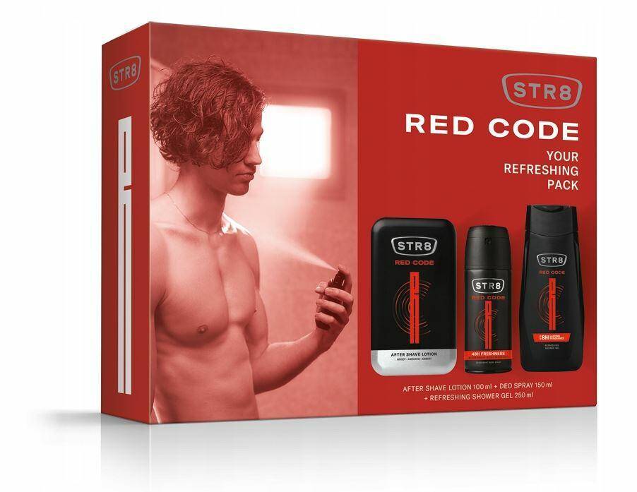 Str 8 zestaw Red Code woda po goleniu