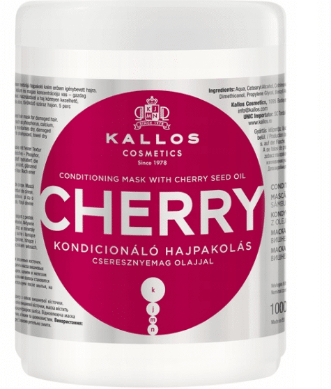 Kallos Cherry odżywcza maska do włosów