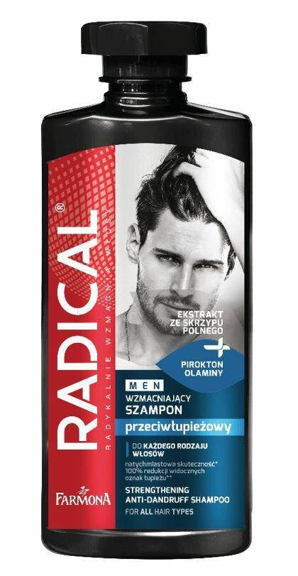 Radical szampon Men 400ml wzmacniający,