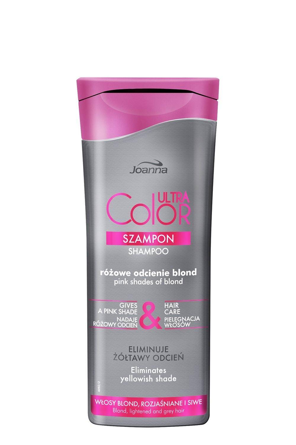 Joanna Ultra Color szampon Różowy 200ml