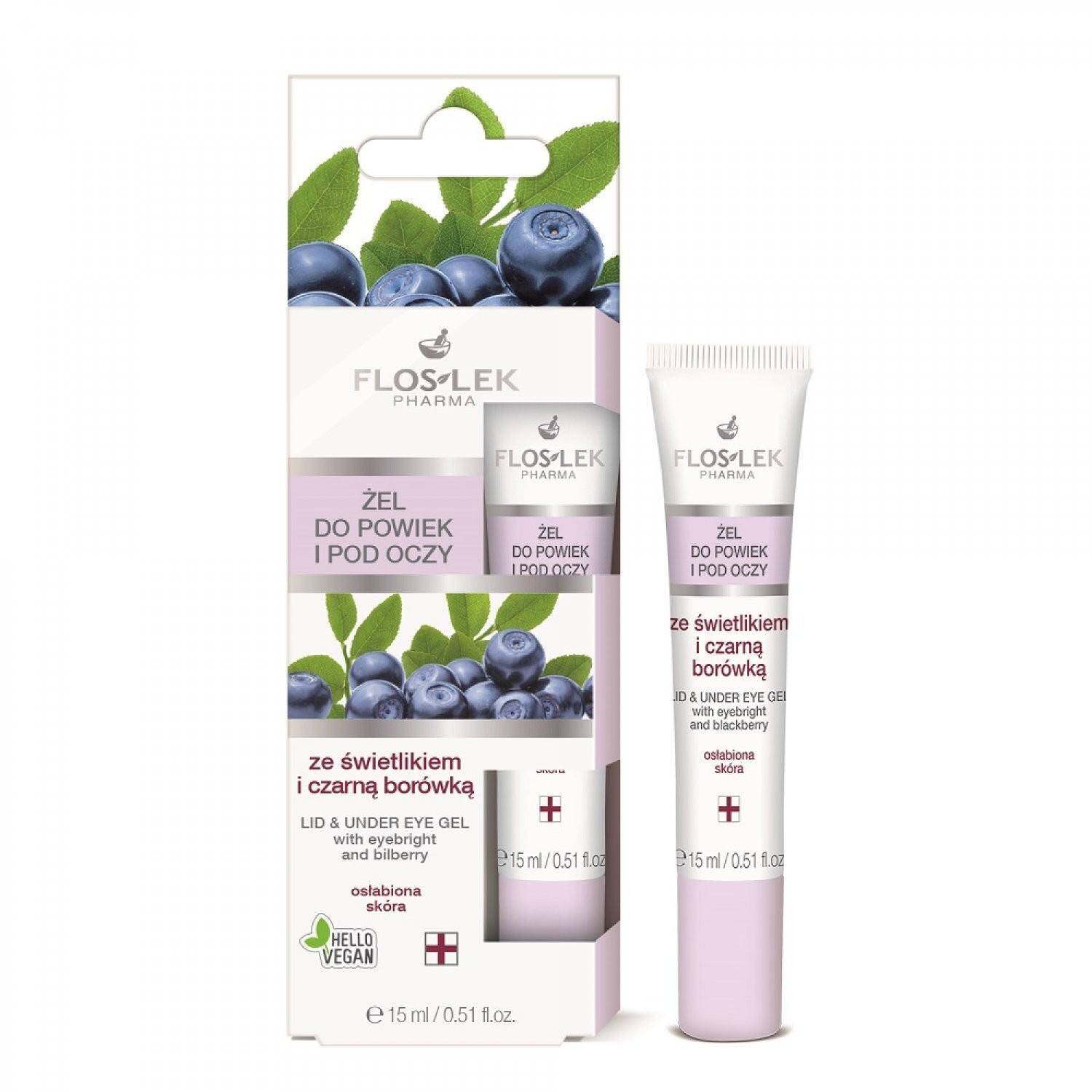 FlosLek żel do powiek i pod oczy 15ml