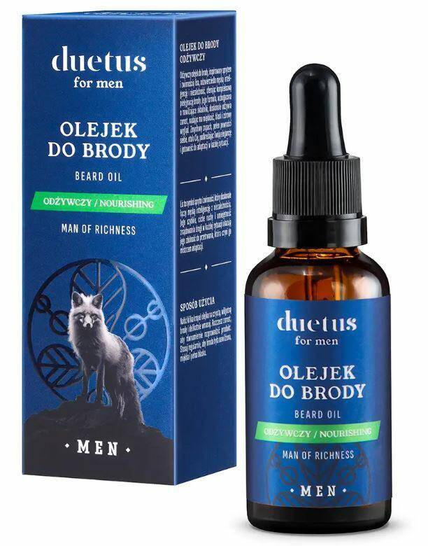 Duetus for men Olejek do brody odżywczy