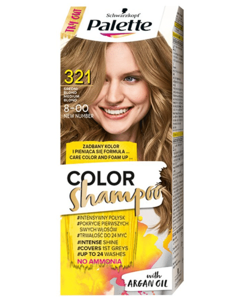 Palette Color Shampoo 8-0 Średni Blond