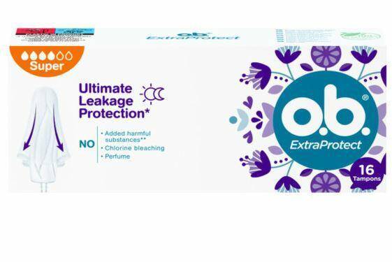 O.B Extra Protect Tampony Super 16szt