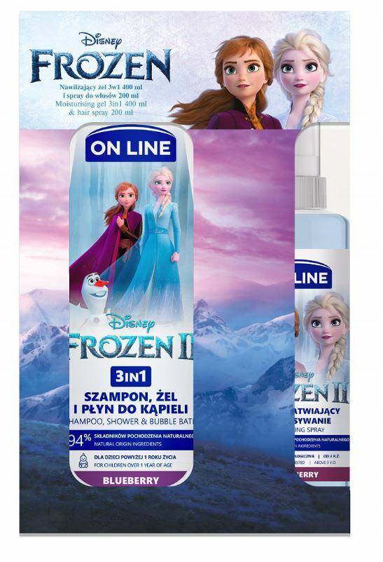 On Line Zestaw Frozen 2 3w1 szampon,