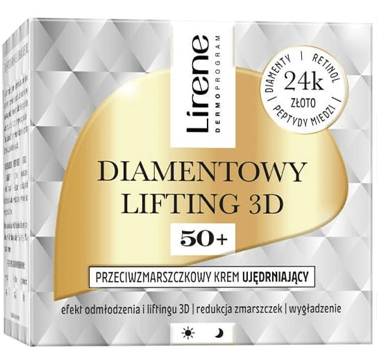 Lirene Diamentowy Lifting Krem 50+ 50ml