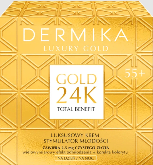 Dermika Luxury Gold 24K krem 55+ 50ml