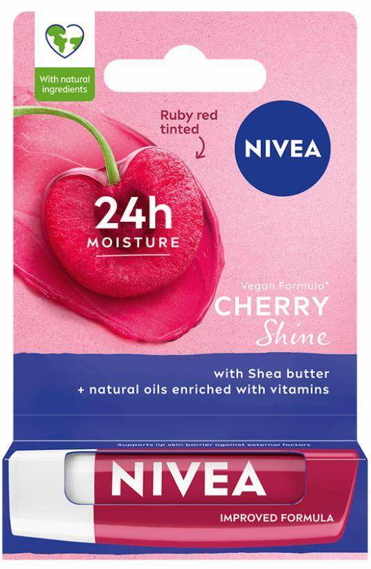 Nivea Lip Care pomadka Cherry Shine 4,8g