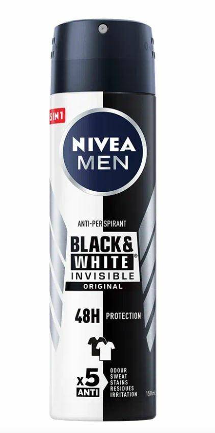 Nivea Men deo spray 150ml Invisible (Zdjęcie 1)