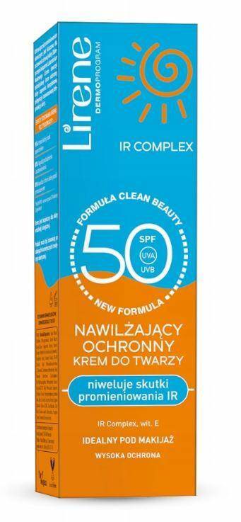 Lirene Nawilżający ochronny krem SPF50