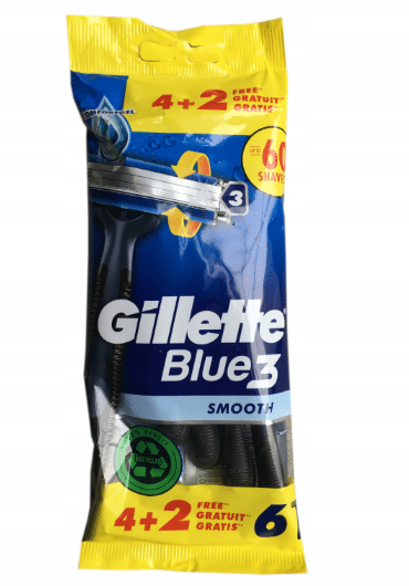 Gillette Blue3 6+2 jednorazowe maszynki