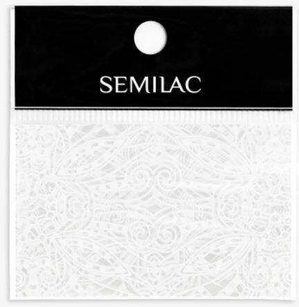 Semilac folia transferowa 15 White Lace