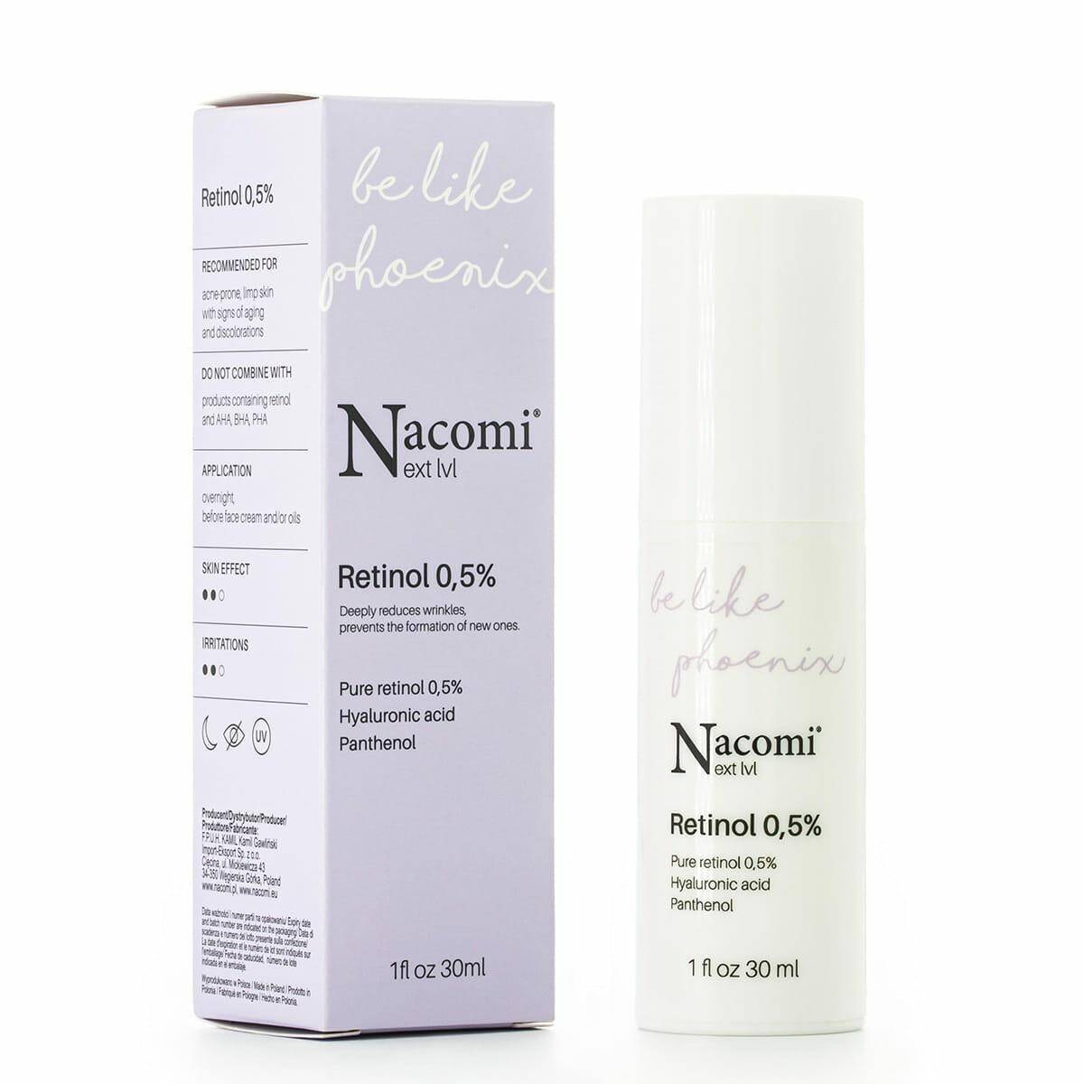 Nacomi next lvl serum Retinol 0,5% 30ml